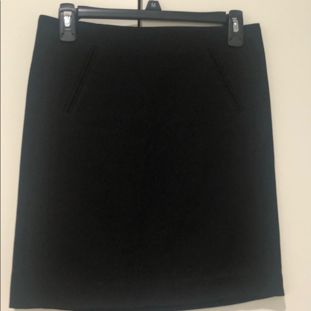 Loft black mini skirt